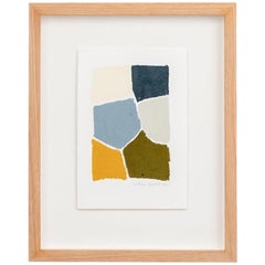 Peinture à l'huile abstraite de l'artiste français Hortense Reynaud