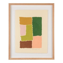 Peinture à l'huile abstraite de l'artiste français Hortense Reynaud