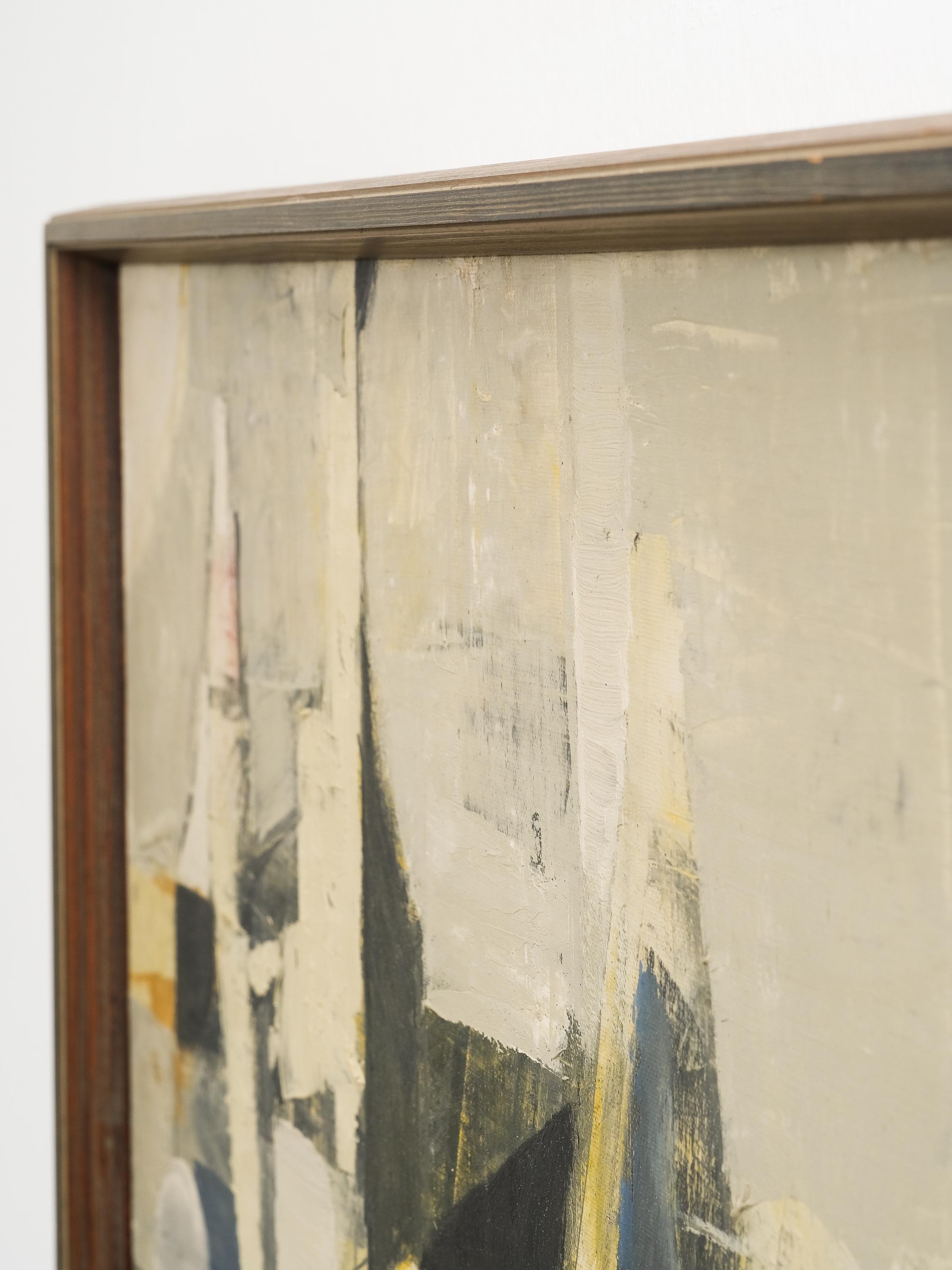 20th Century Abstract Oil Painting by Gunnar Johansson, Sweden