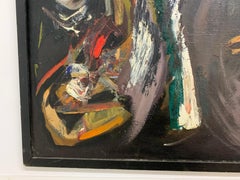 Abstract Oil Painting by Jack Albert Wilson, 1963