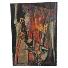 Abstract Oil Painting by Jean Henry Permeke .