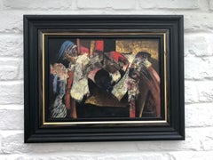 Abstract Oil Painting by Margaret Castelow, ‘The Dressing Room’, circa 1980