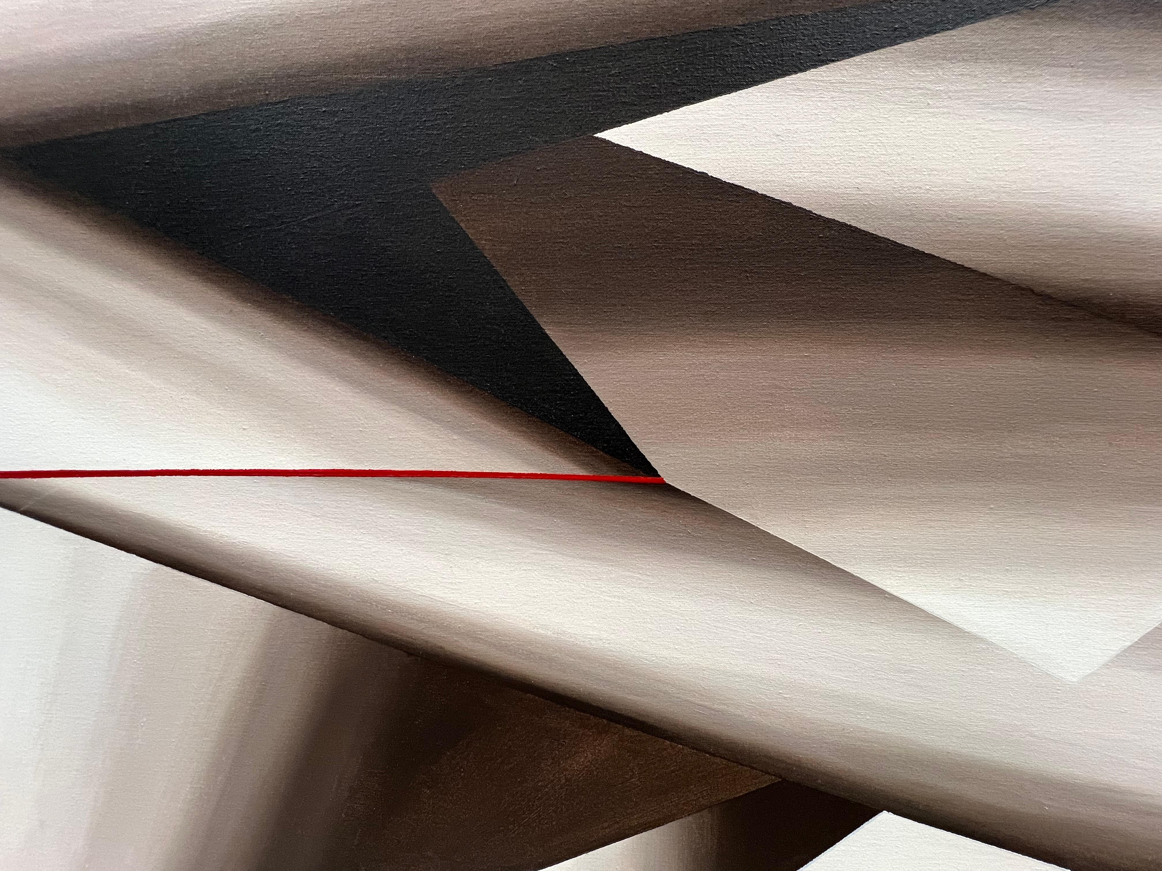 Abstraktes Ölgemälde von Pearl Rebhun (Leinwand) im Angebot