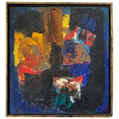 Abstract Oil Painting by William Freed, in Stock