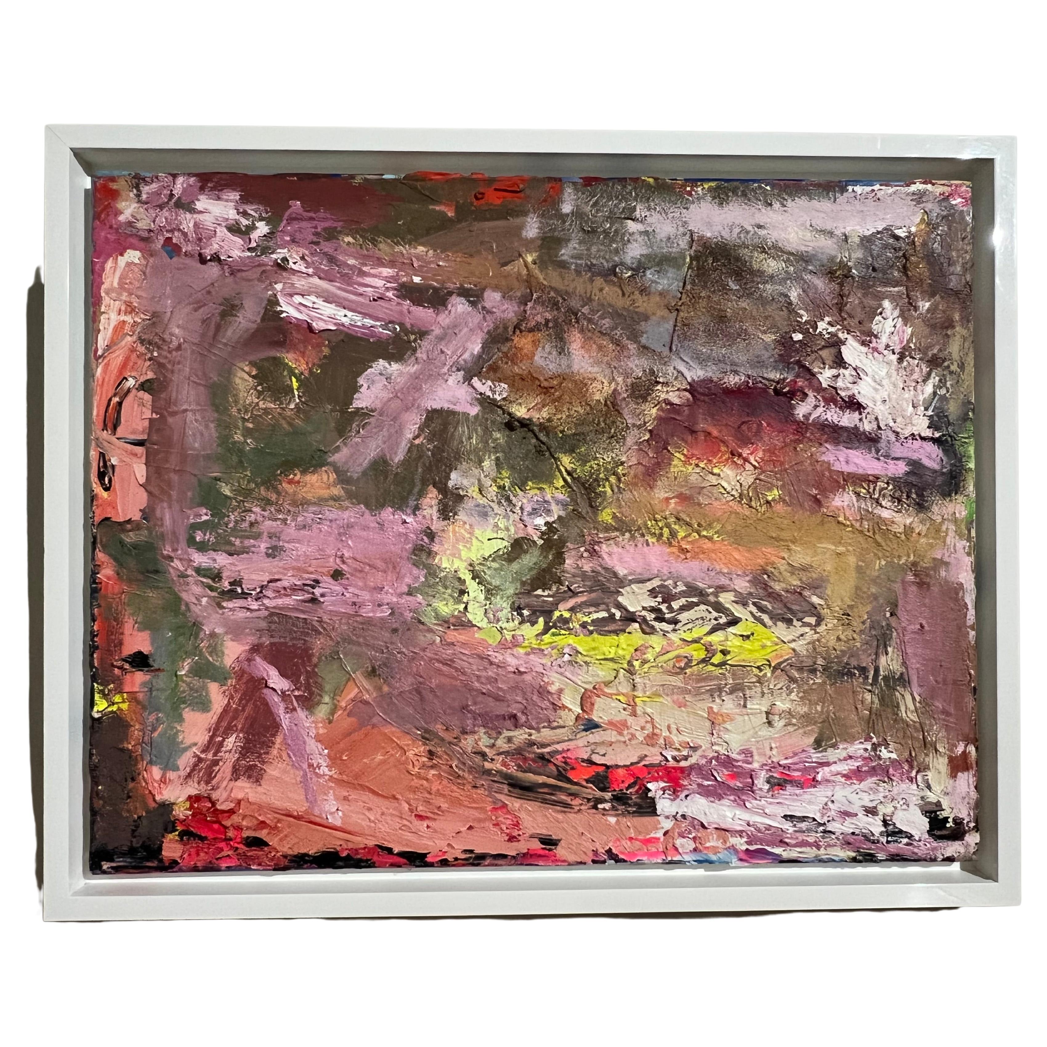 Nobody Could Sleep - Peinture abstraite de l'artiste américain Jim Condron

Cette peinture fait partie d'une série basée sur le paysage du Maryland où Condron réside à temps partiel. 