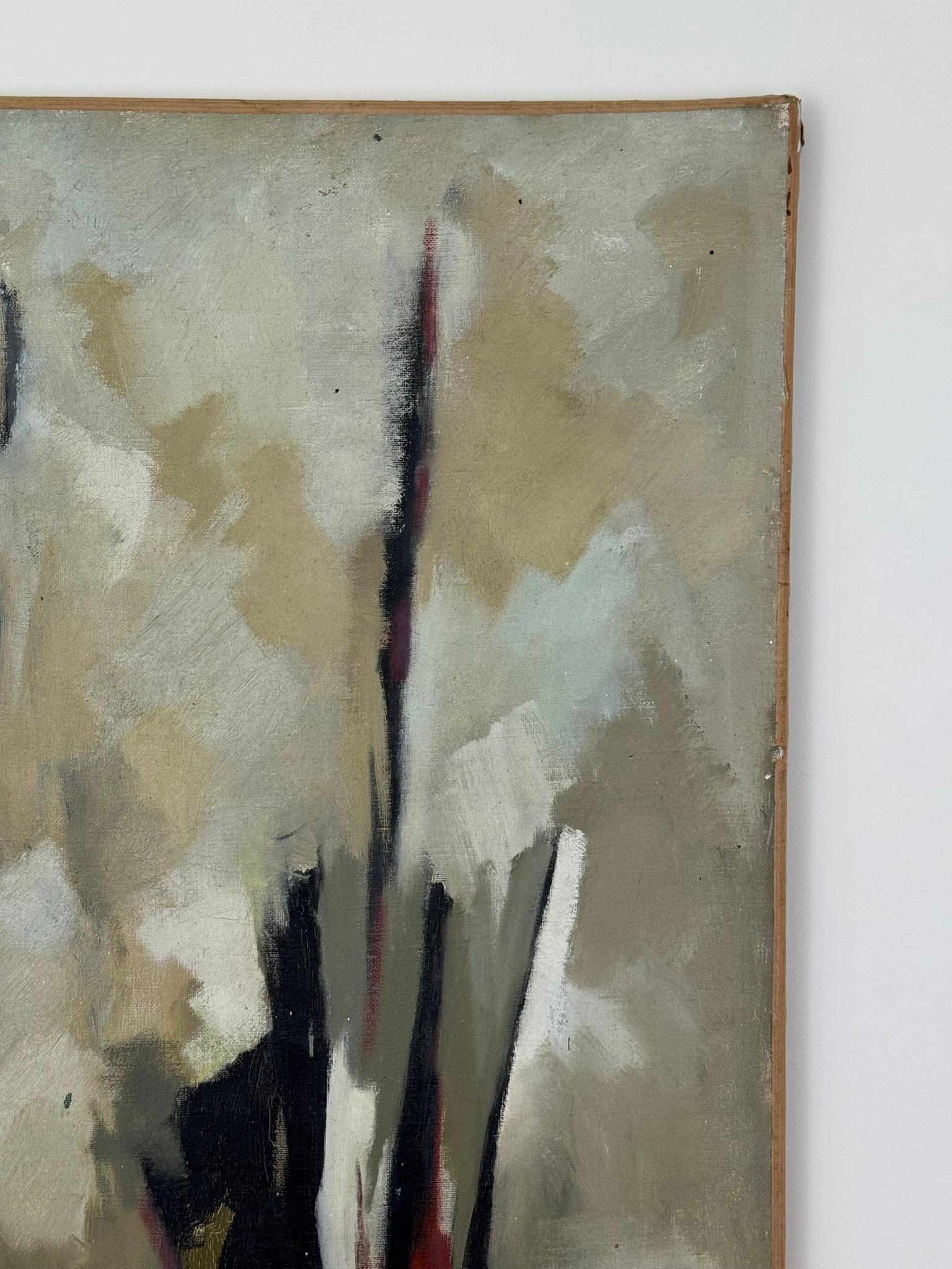 Abstraktes Ölgemälde auf leinwand von Marie Louise Hardy 1961 im Zustand „Gut“ im Angebot in Bristol, GB