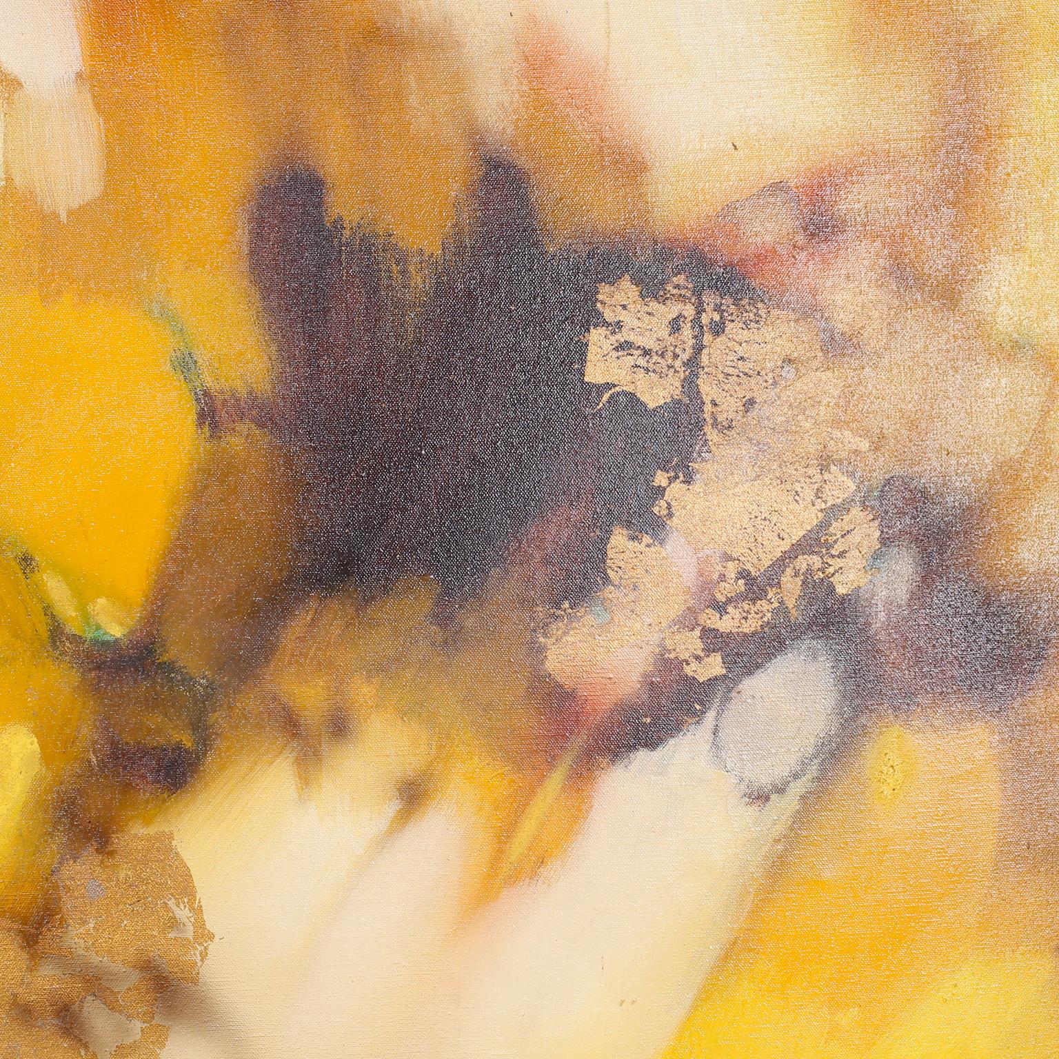 American Abstract Oil Painting on Canvas by Robert Lawson