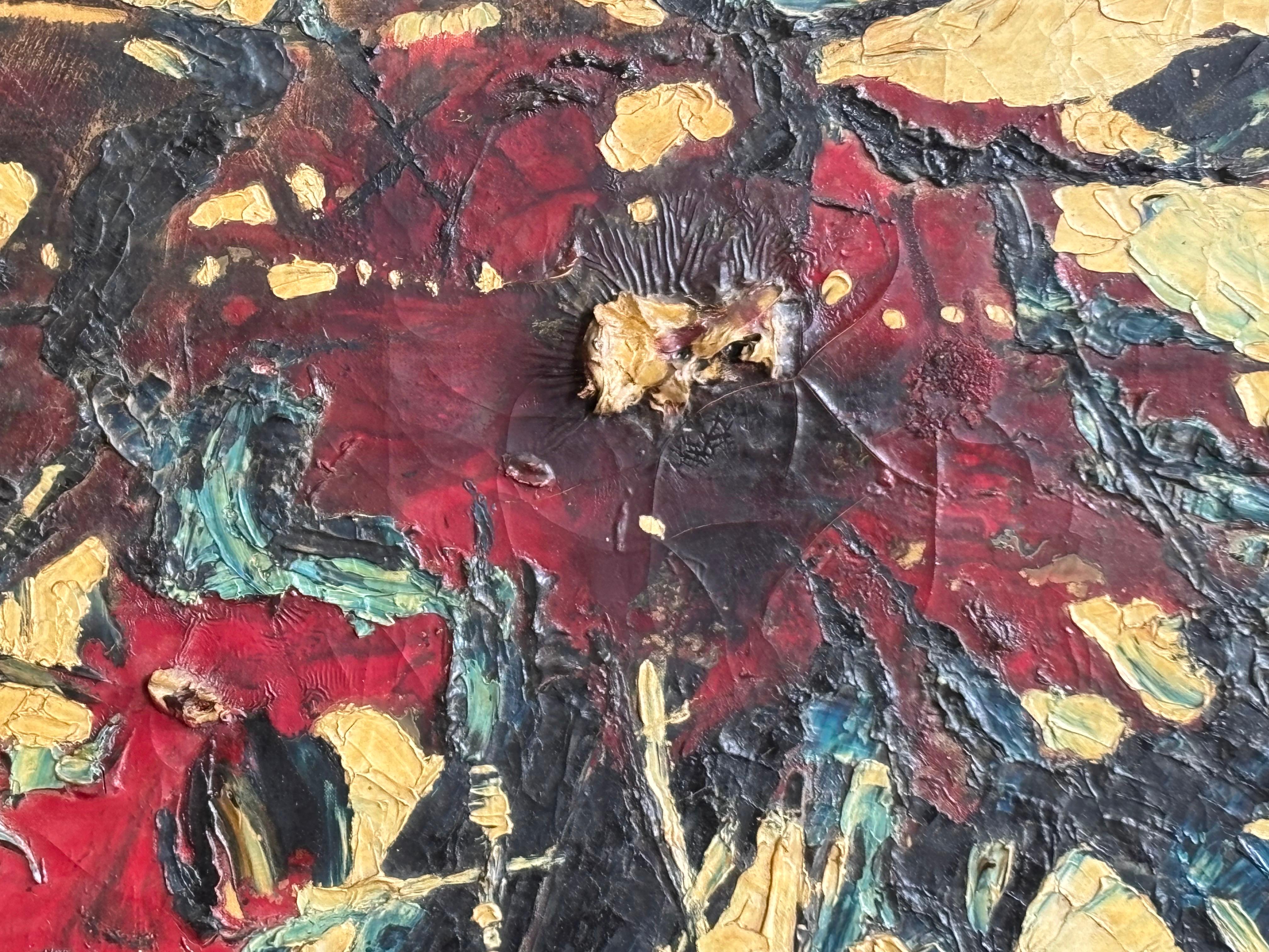 Pittura a olio astratta su tela in vendita 2