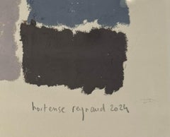 Peinture abstraite au pastel à l'huile de Hortense Reynaud, France, Contemporary