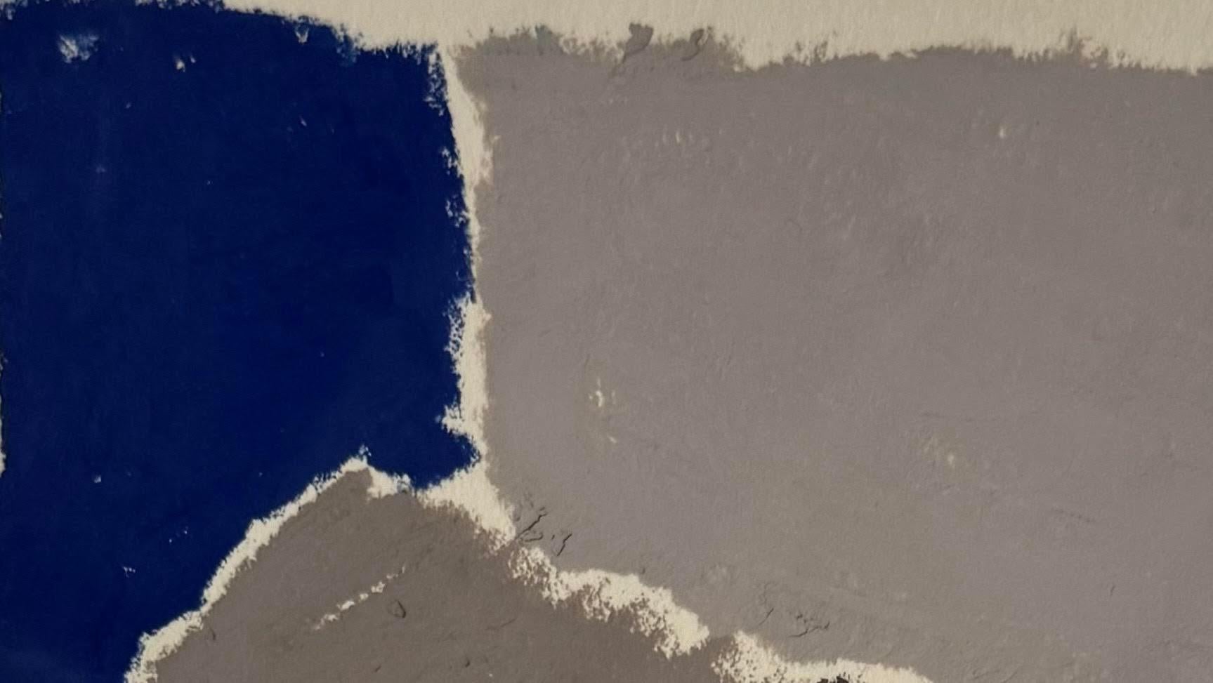 French Abstract Oil Pastel Painting By Hortense Reynaud, France, Contemporary For Sale
