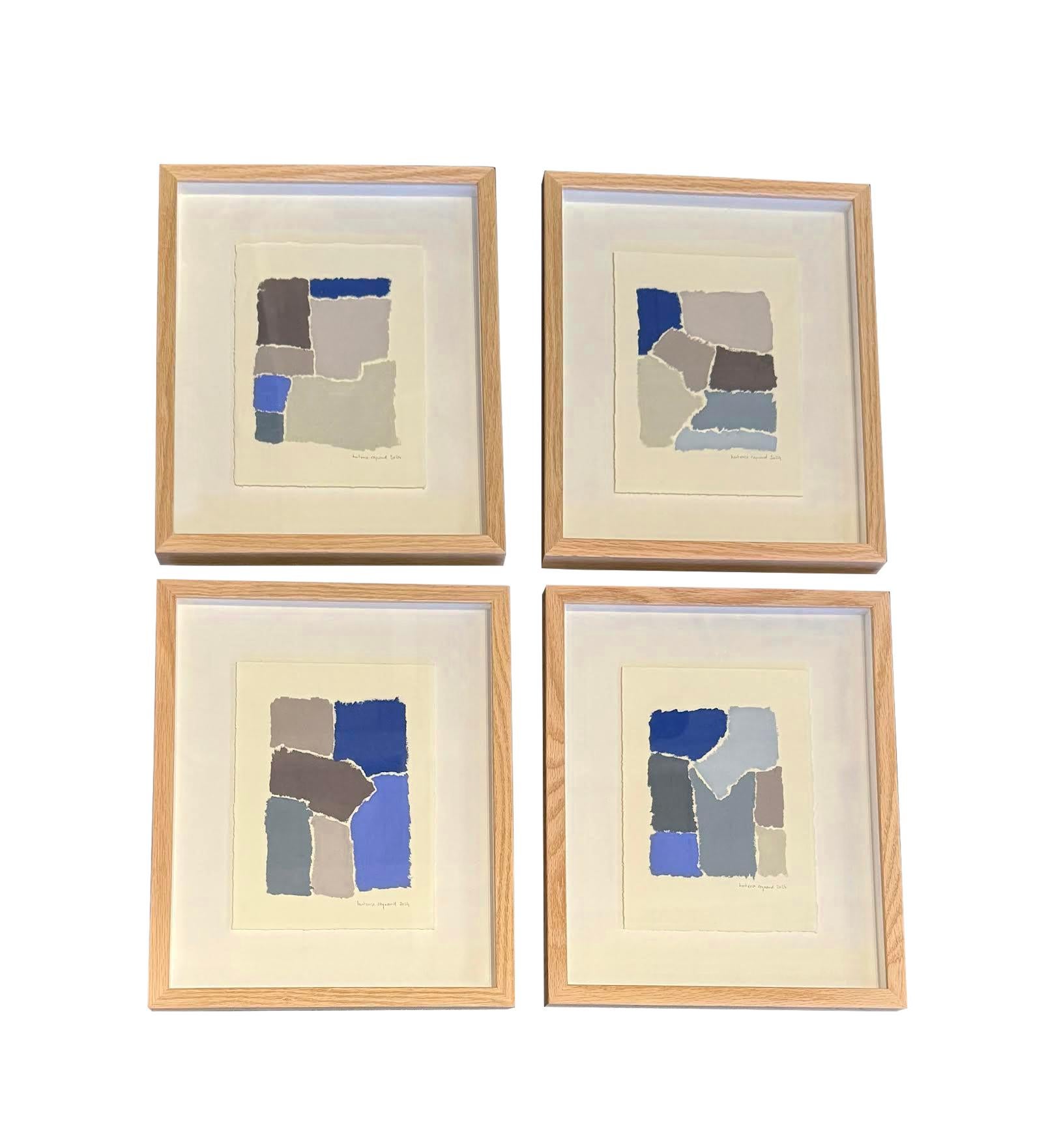 XXI secolo e contemporaneo Pittura astratta a pastello ad olio di Hortense Reynaud, Francia, Contemporanea in vendita