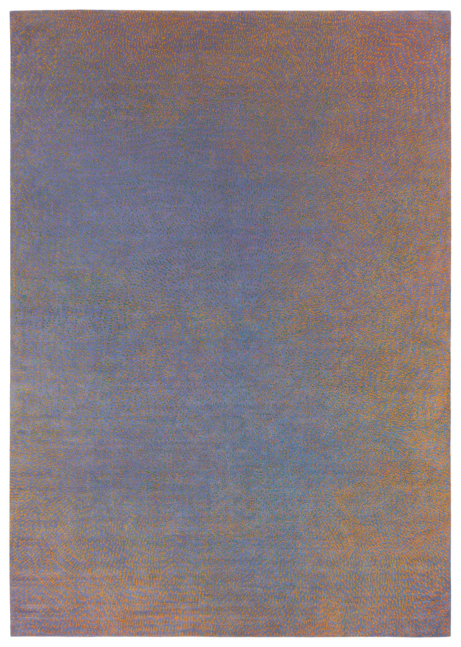 Abstract Organic Modern Colorful Luxury Silk Area Rug Dreampost by Joseph Carini For Sale 3