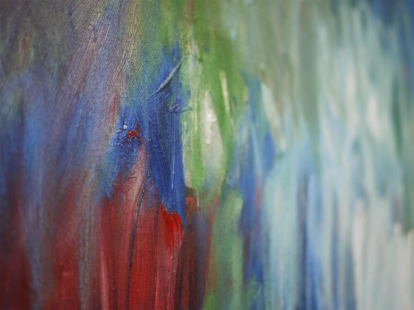 Pittura astratta, Agner, Hans Peter, Cascata di colori, 1989 in vendita 8