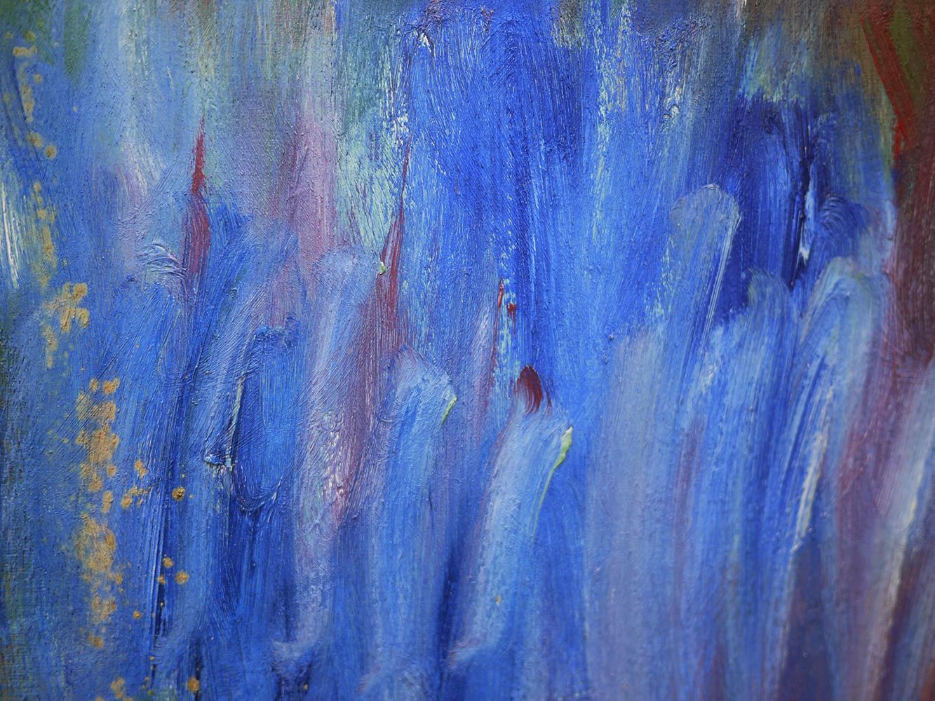 Abstract Painting, Agner, Hans Peter, Cascade of Colors, 1989 In Good Condition For Sale In Albignasego, IT