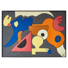 Pintura abstracta de B.d.S