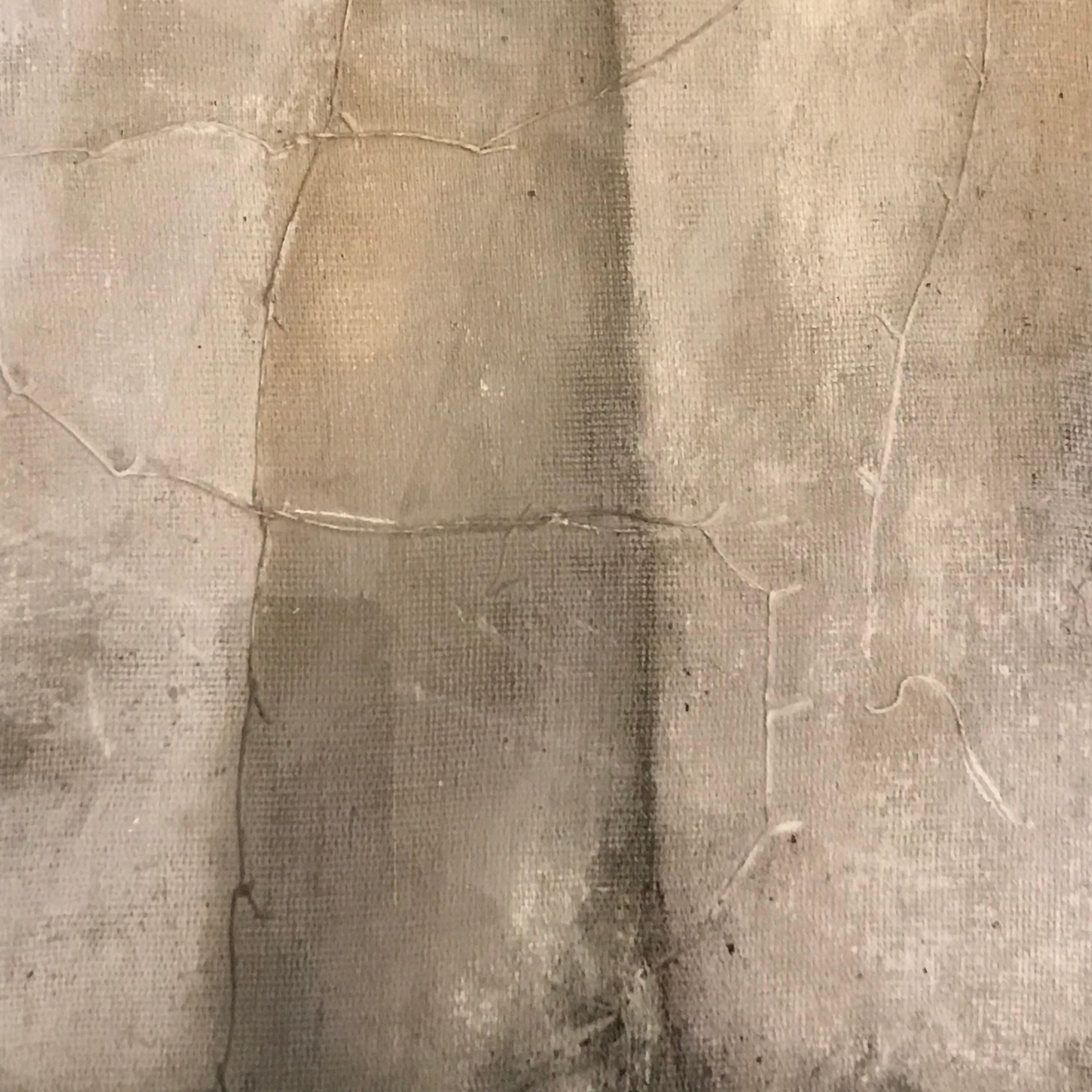 Zeitgenössische abstrakte Malerei der belgischen Künstlerin Diane Petry.
Das Acrylgemälde ist in Grautönen gehalten.
Die Künstlerin gestaltet ihre eigene Leinwand mit gemischten Medien.
Archiviert auf Museumskarton in einem eloxierten schwarzen