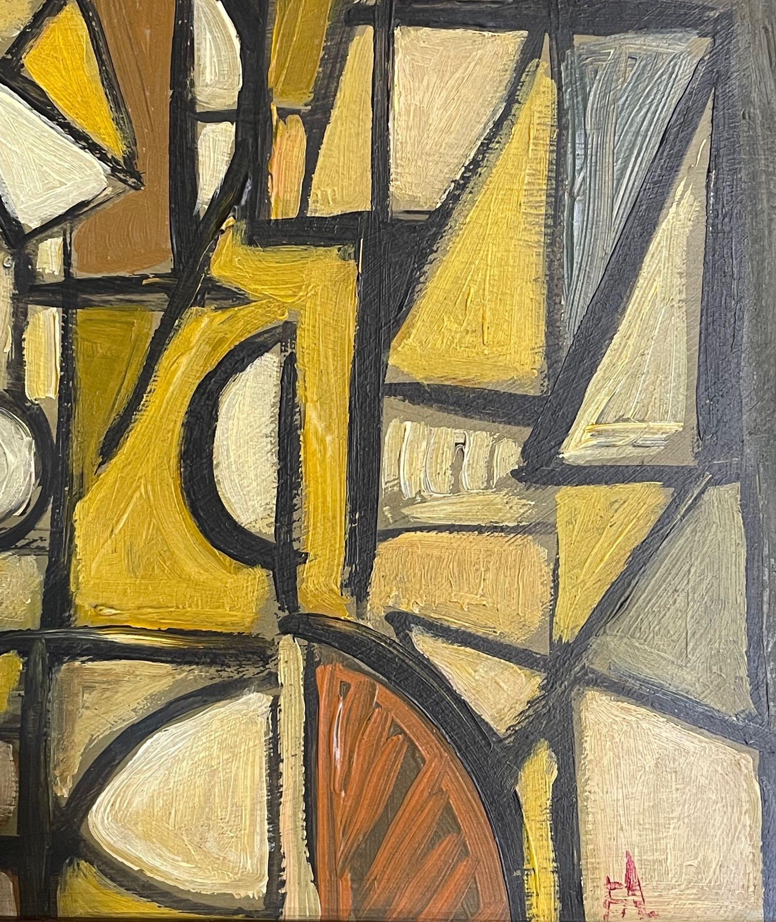 Mid-20th Century Abstract Painting by Dutch School of Art, Holland, 1930s For Sale