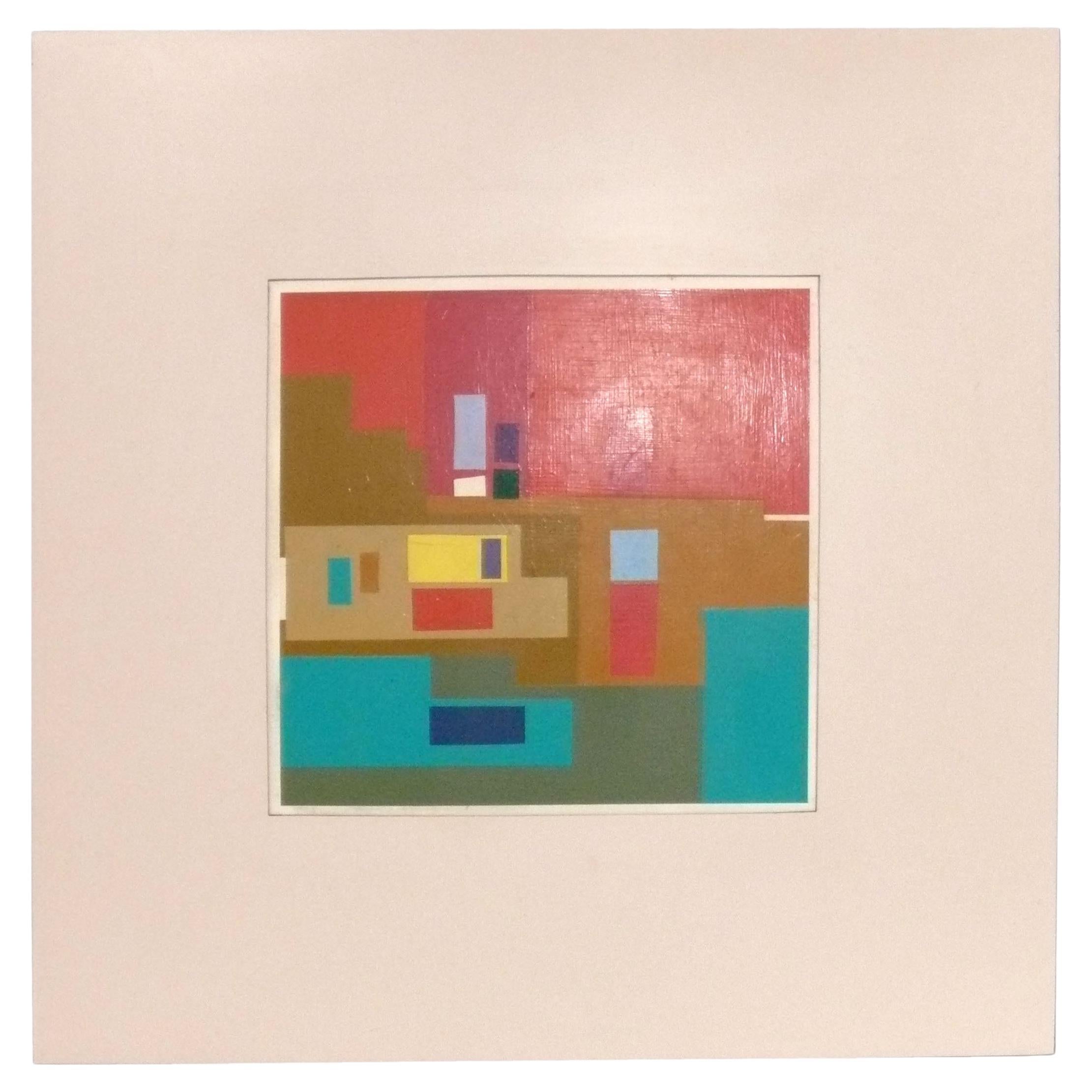 Abstract Painting by Eugene Kloszewski 23.75" x 23.75"