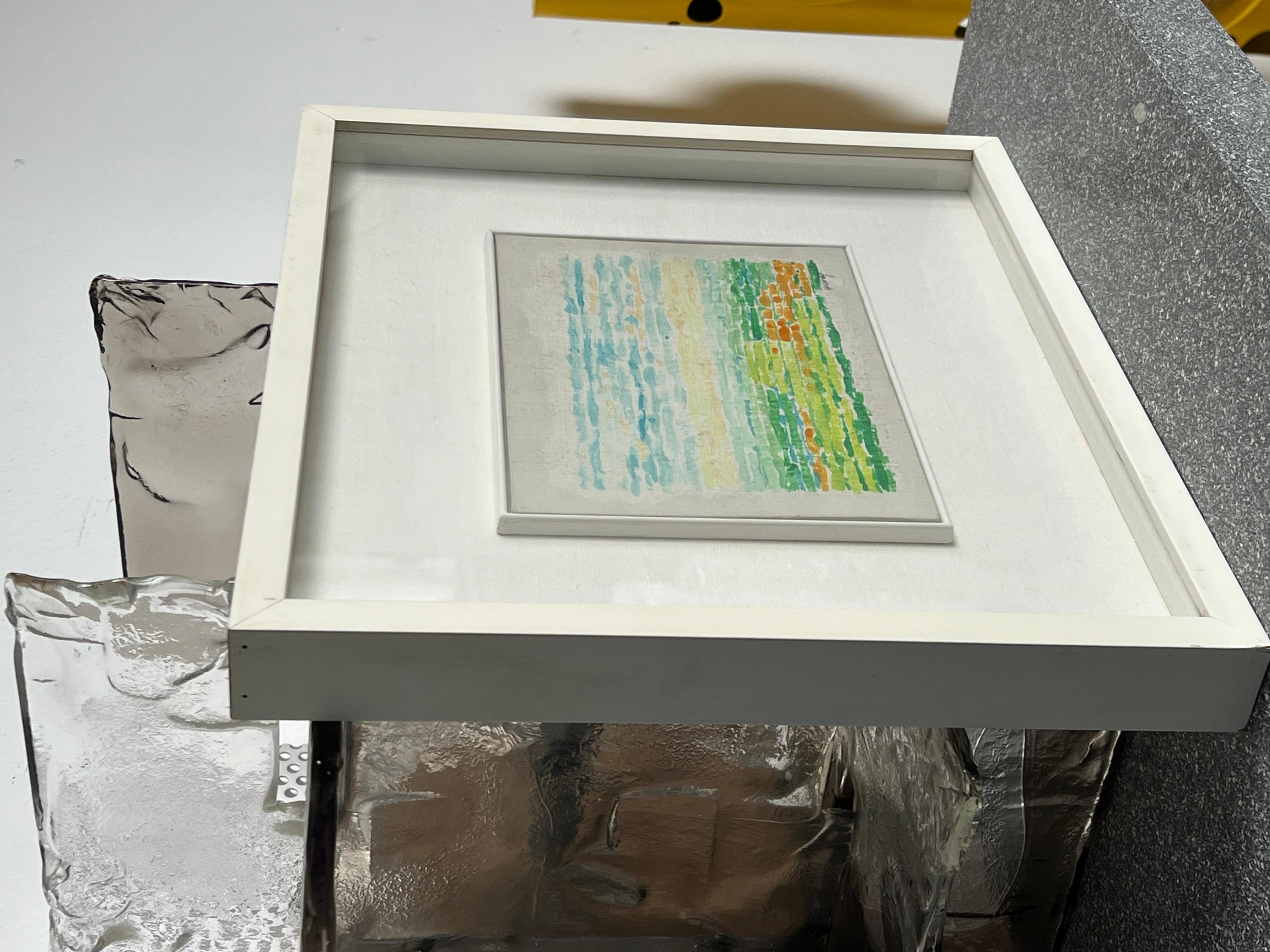 Abstraktes Gemälde von Gian Cesare Battaini, Visual Art, Acryl auf Leinwand im Angebot 12