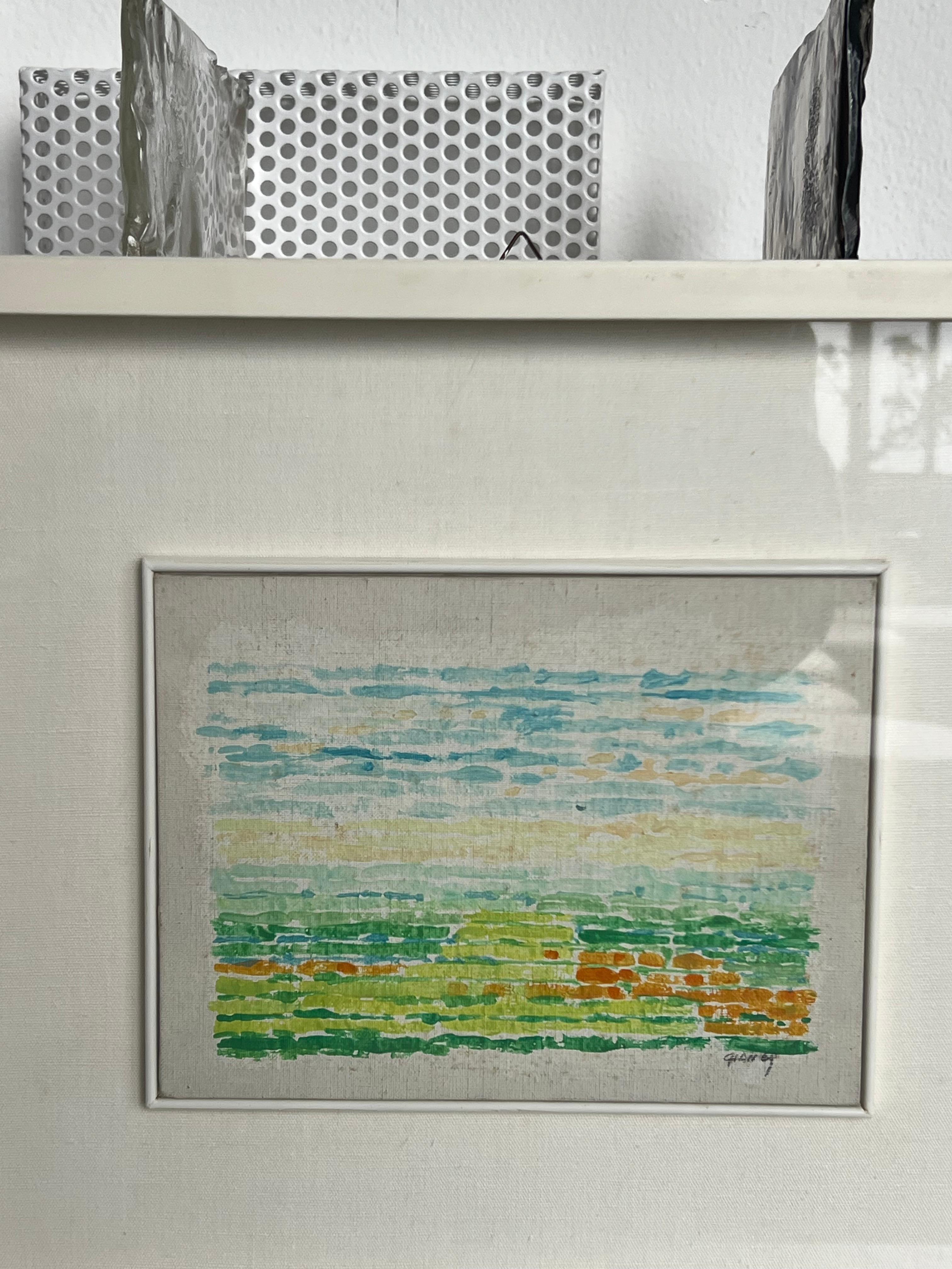 Abstraktes Gemälde von Gian Cesare Battaini, Visual Art, Acryl auf Leinwand im Angebot 13