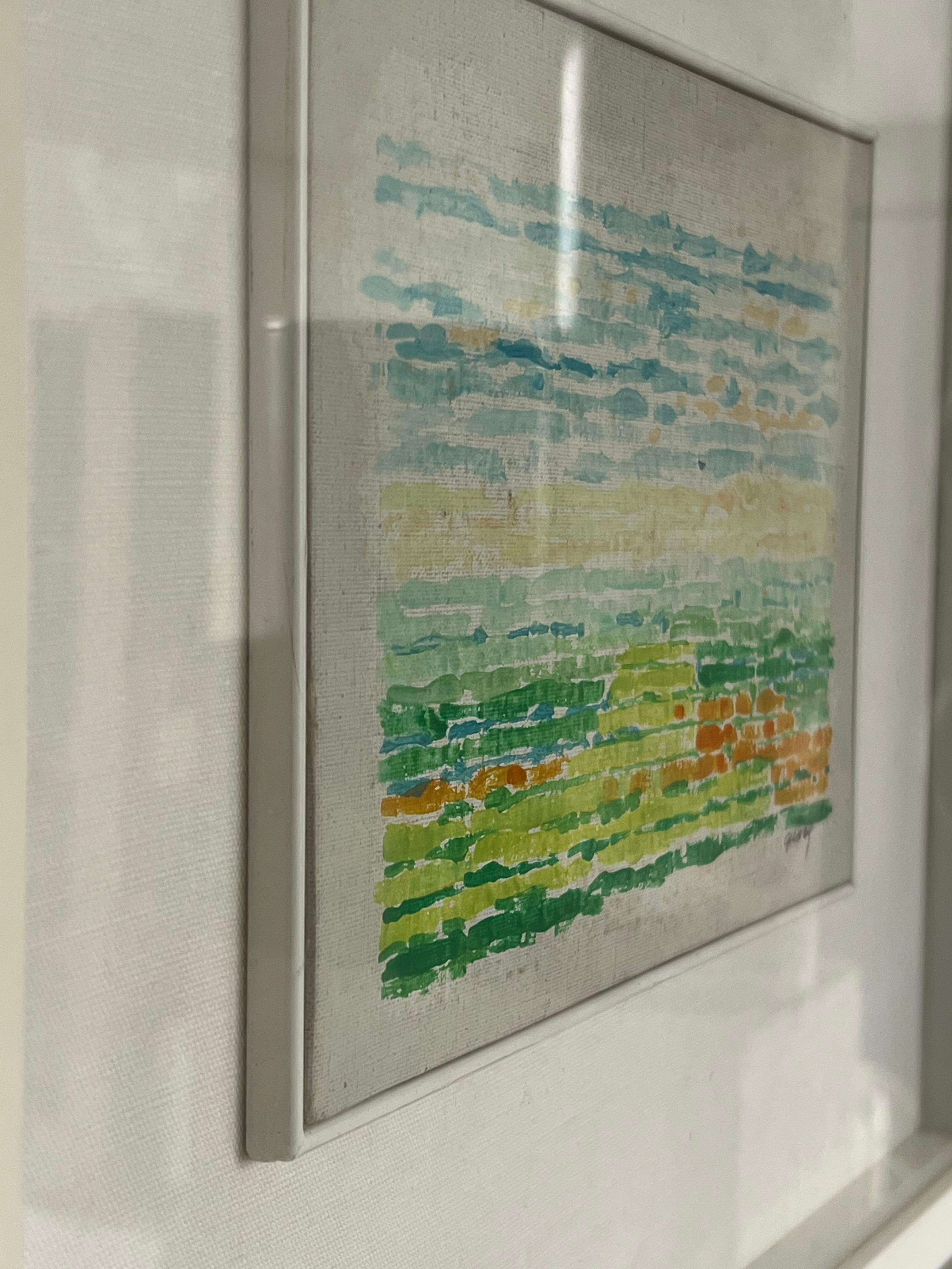 Abstraktes Gemälde von Gian Cesare Battaini, Visual Art, Acryl auf Leinwand im Angebot 3