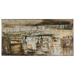 Used Abstract Painting by Maurice Lapp