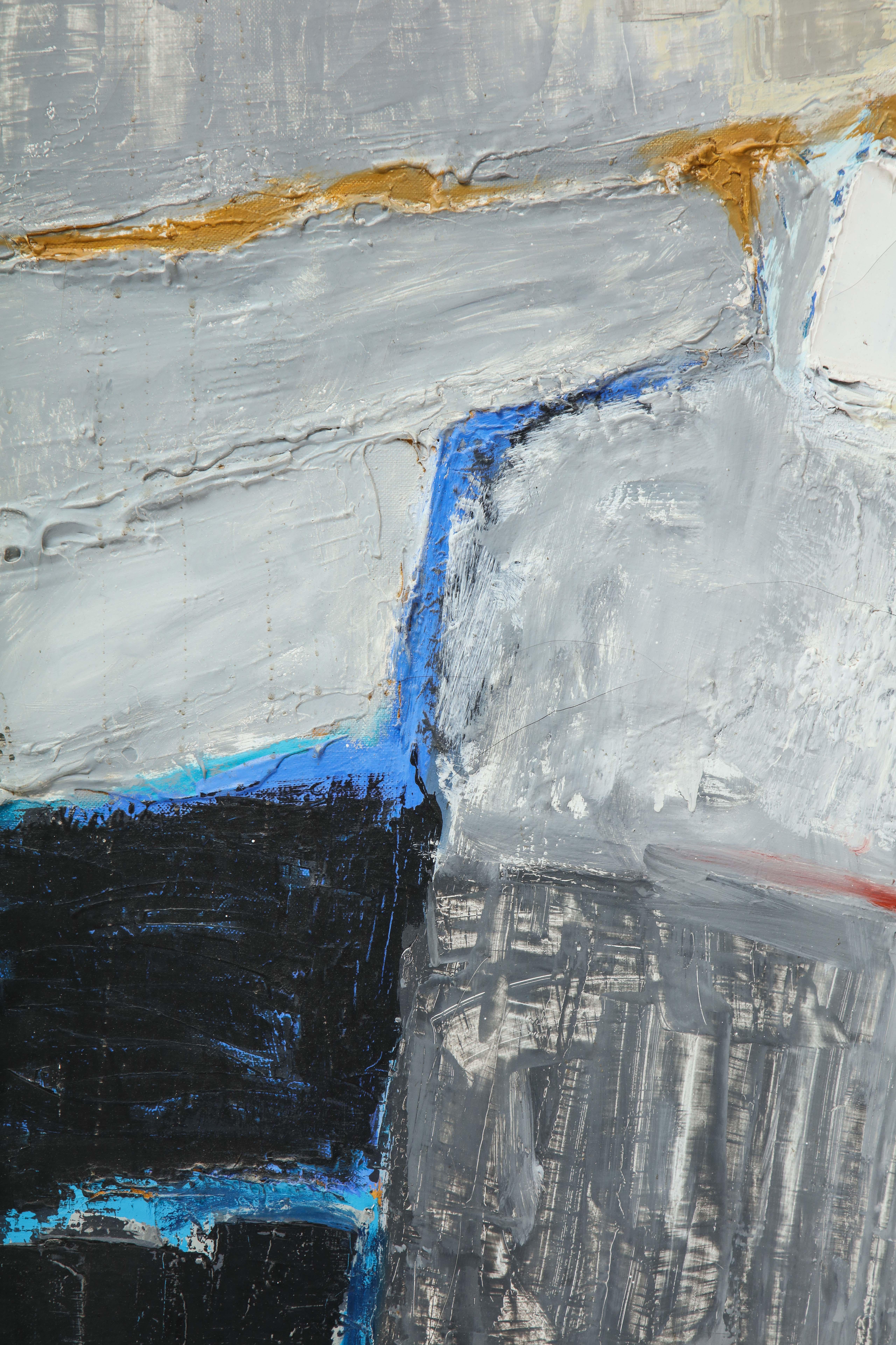 Mid-20th Century Abstract Painting by Michael Argov, Israel, 1961-1964