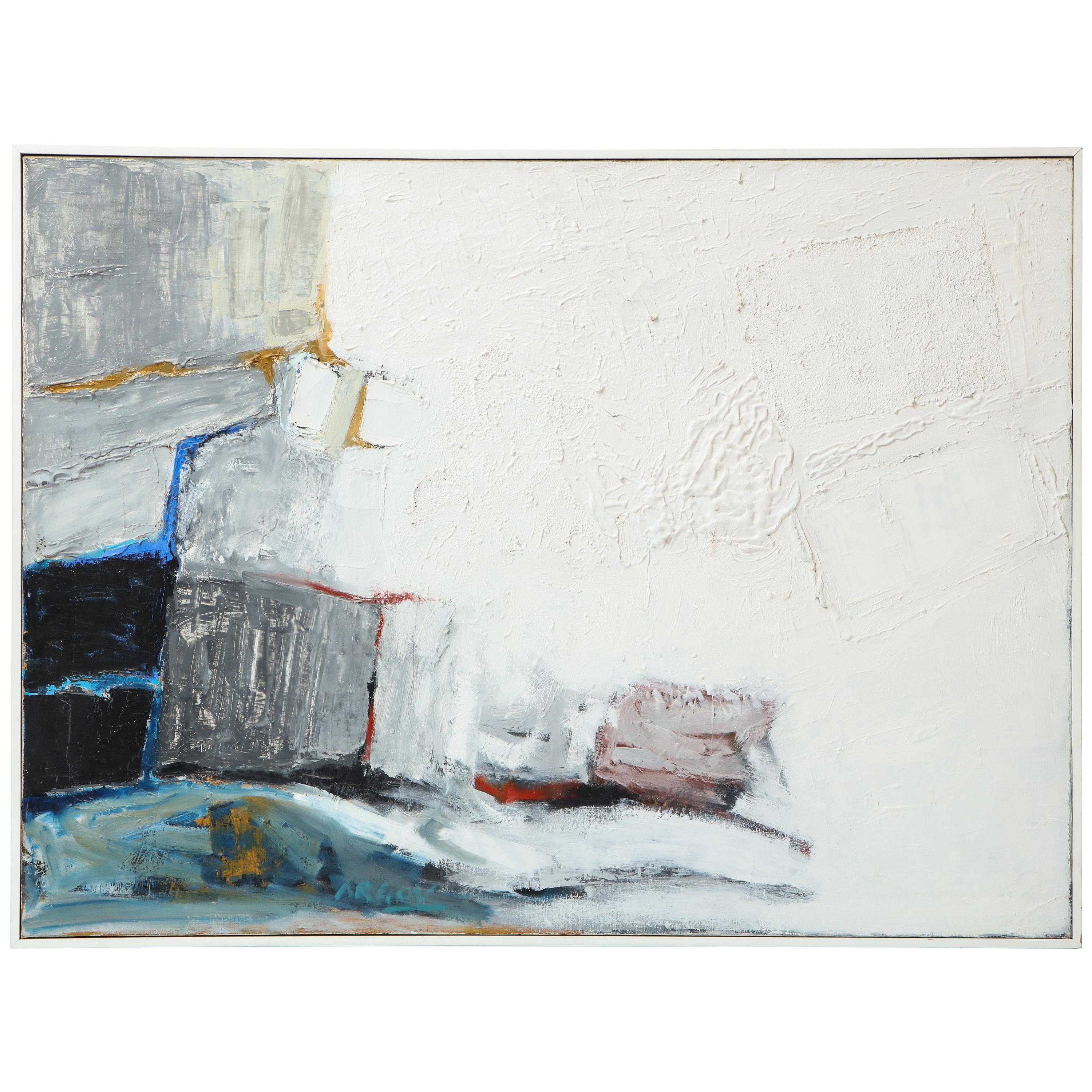 Abstract Painting by Michael Argov, Israel, 1961-1964