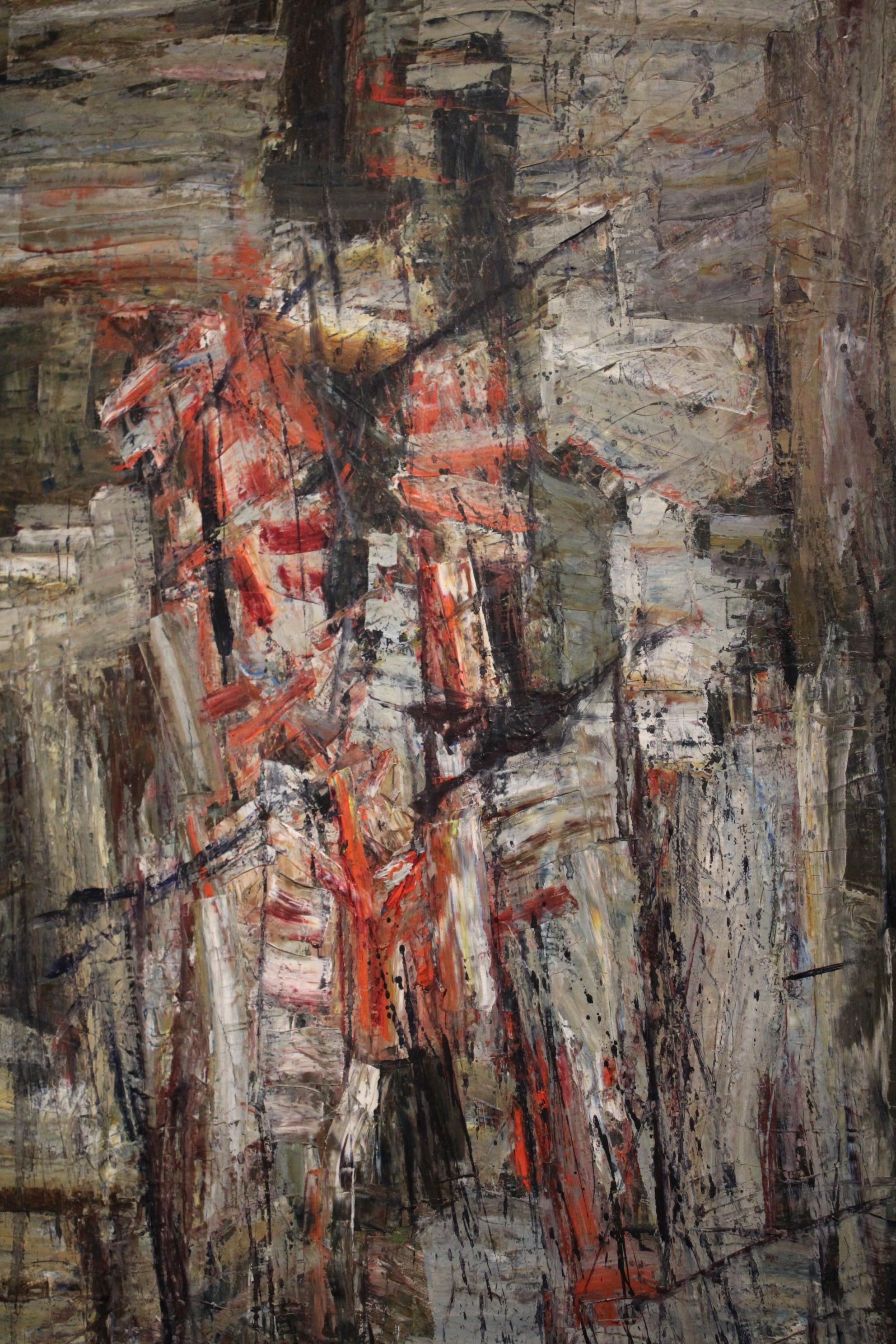 Abstraktes abstraktes Gemälde von Moser (20. Jahrhundert) im Angebot