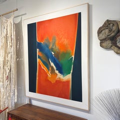 Pintura abstracta de Nancy Hodgson Moeller Años 70