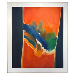 Pintura abstracta de Nancy Hodgson Moeller Años 70