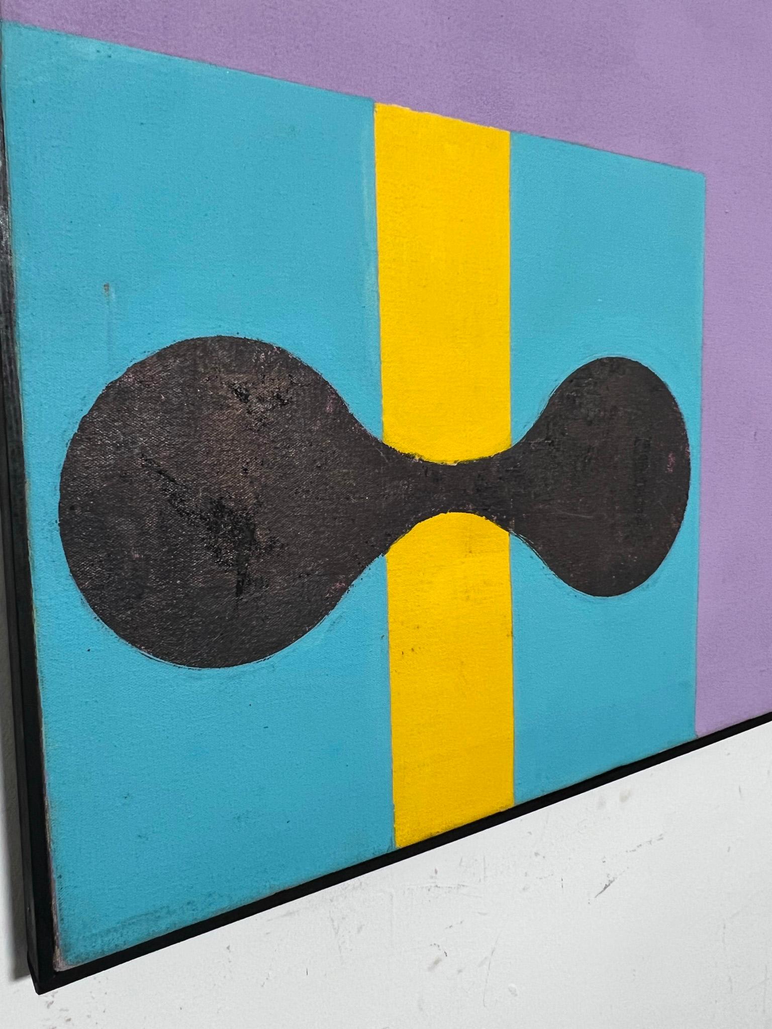 Mid-20th Century Abstract Painting by Panos Ghikas, circa 1960s For Sale