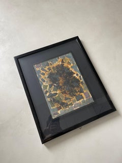 Abstract painting by Remo Bianco, Italian Spatialist, Collectible Italian Art