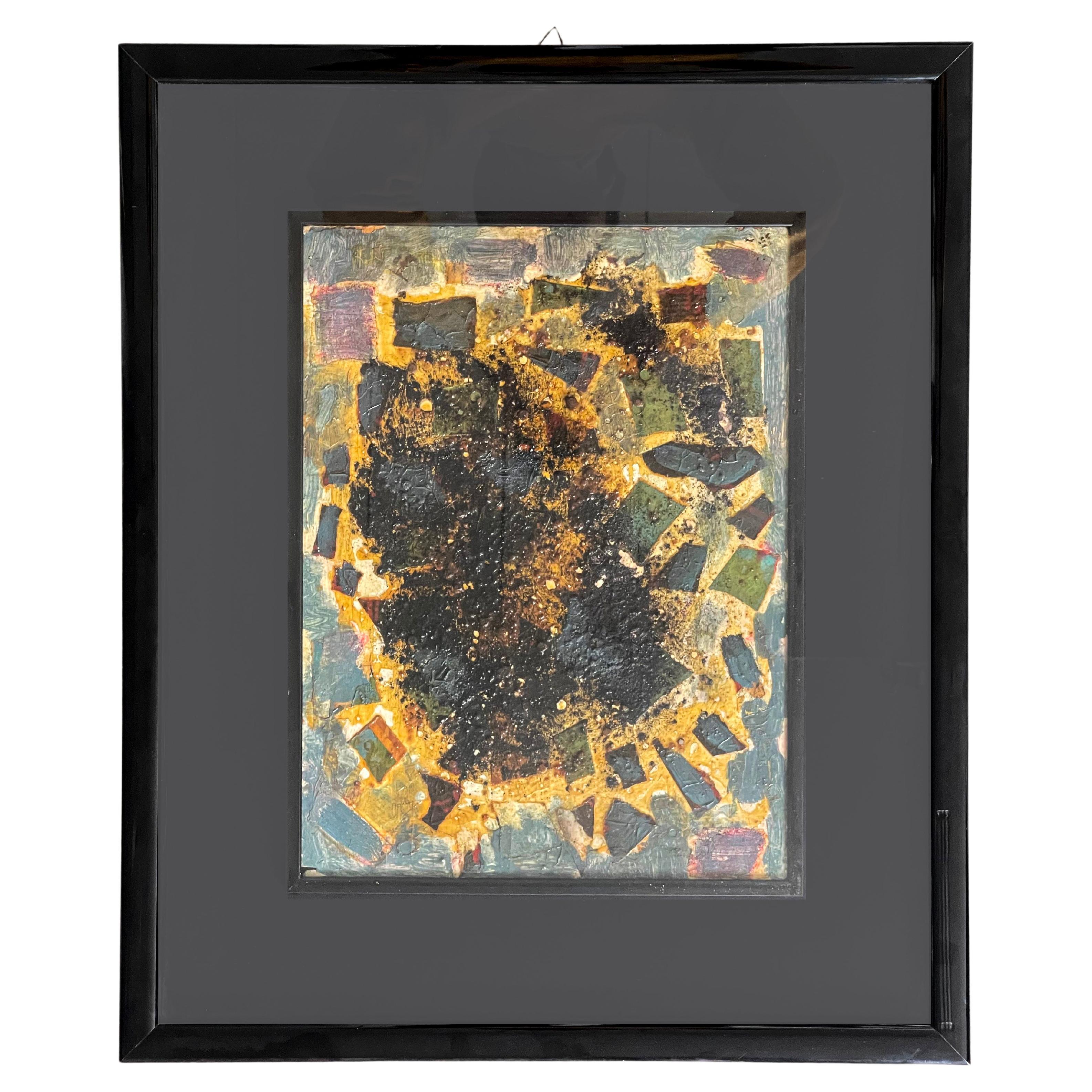 Pintura abstracta de Remo Bianco, Espacialista italiano, Arte italiano de colección