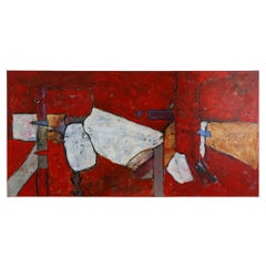 Abstract Painting by Roeland Peperkamp, 1990s, Oil on Canvas