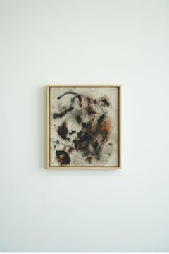 Abstract painting by Sarah Dupré "A snake with many heads", 2023