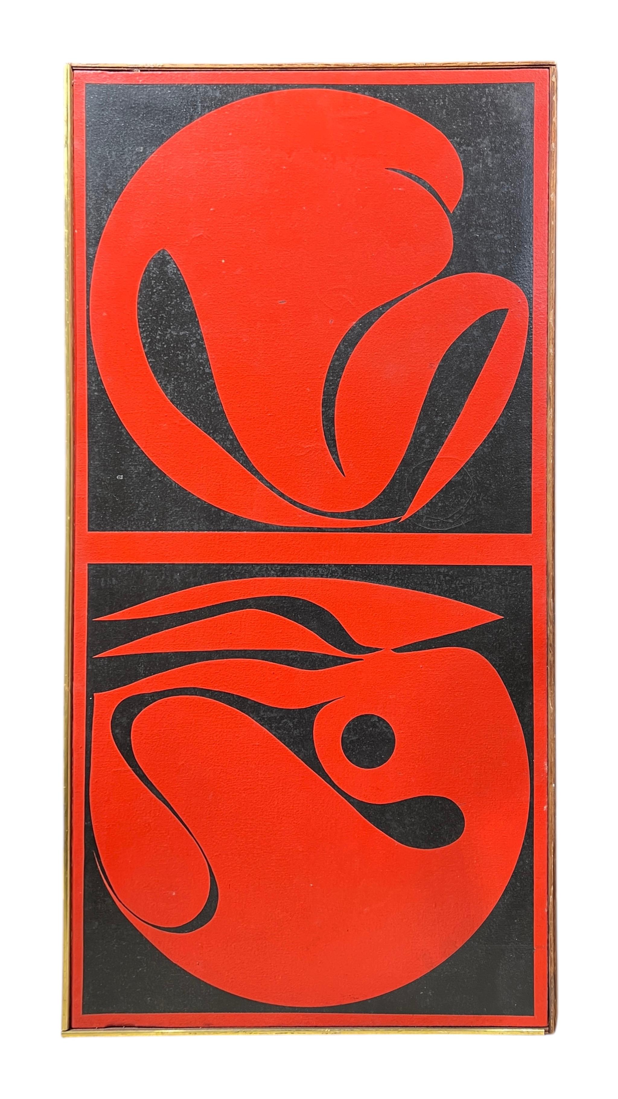 Abstract Painting by Takeshi Kawashima (amerikanisch) im Angebot