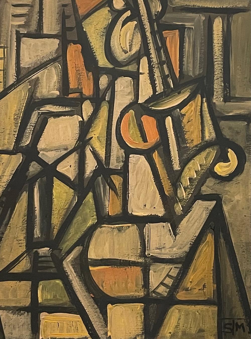 Other Abstract Painting by the Dutch School of Art, Holland, 1930s For Sale