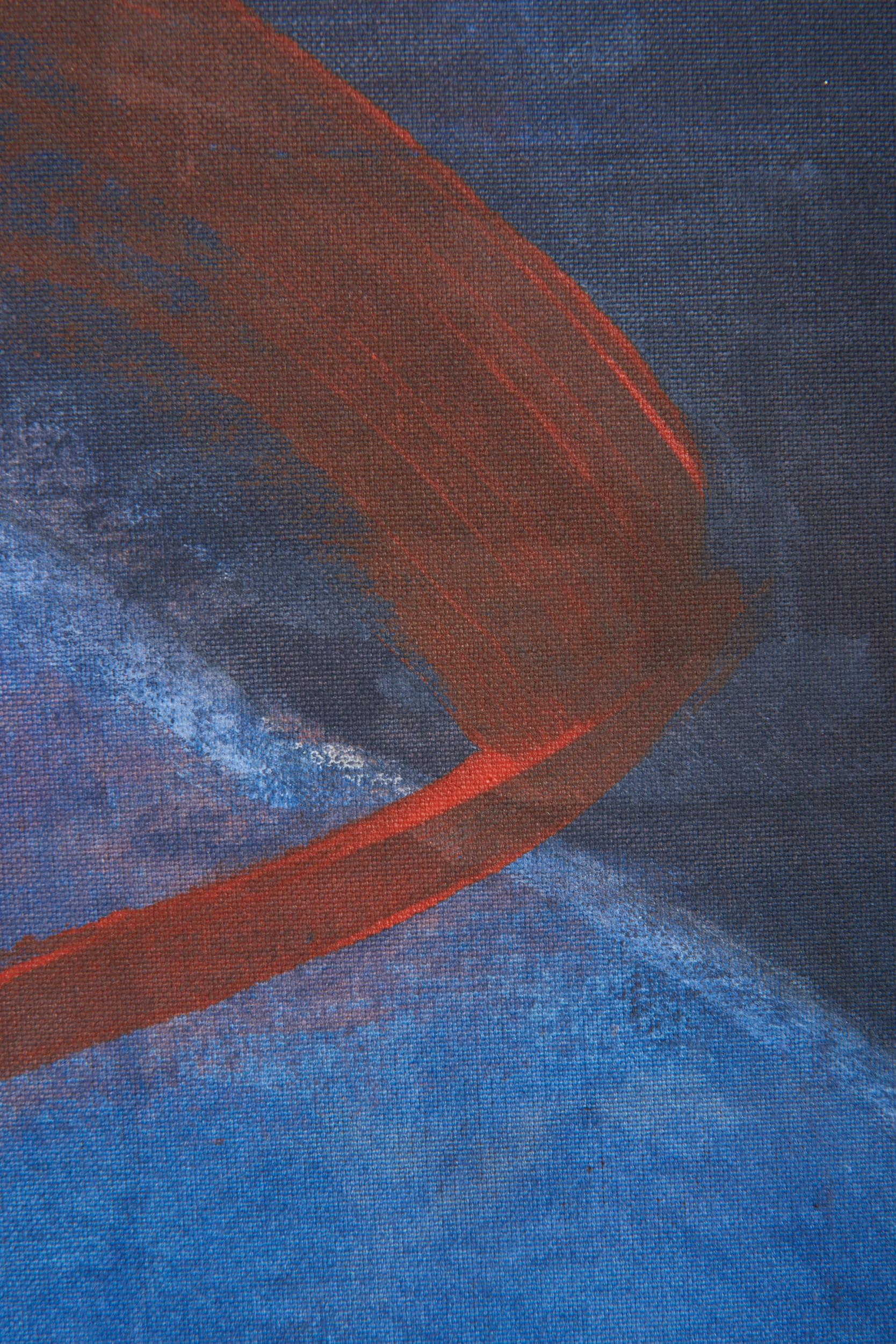 Danois Peinture abstraite d'Ulrika Wagner (1953-1999) en vente