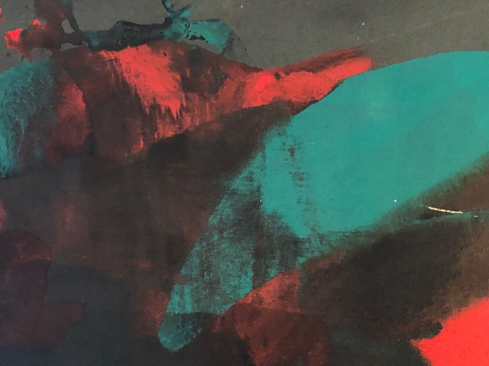 An Abstract & Lyrical OIL PAINTING on CANVAS by YVES CORBASSIERE, 1959 France For Sale 1
