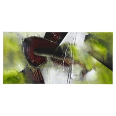 Pittura astratta "Gamberi contro Gamberi". Tartaruga", Acrilico su tela di MS, Austria 2021