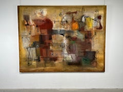 Abstract Painting 'De Tierra Somos (We Are Made of Earth)' by Antonio Carreño