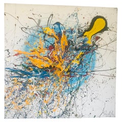 Pintura Abstracta Dios 2015 Acrílico sobre Lienzo