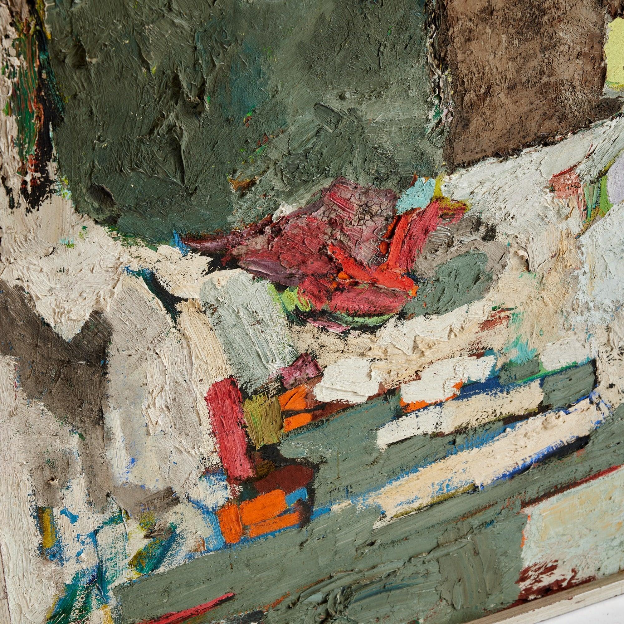 Pittura astratta di Bernice Price In condizioni ottime in vendita a Sagaponack, NY