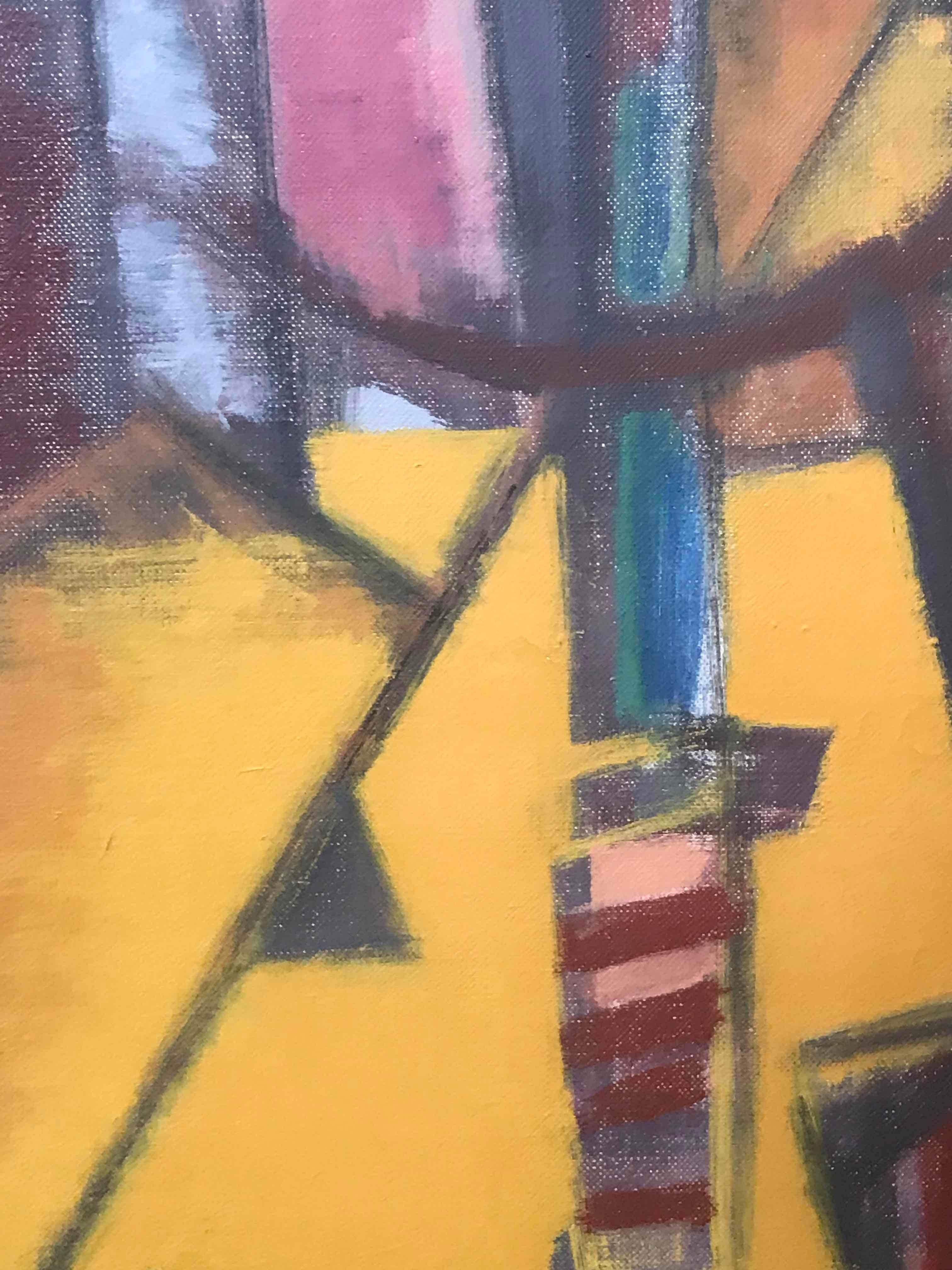 English Mid Century Abstract Painting