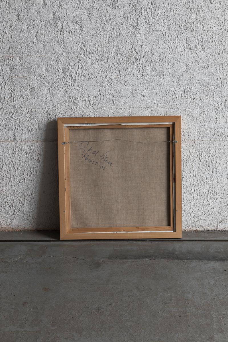 Oiled Abstract painting ‘Herfst ‘05’ by Gerben Van der Meer, Holland, 2005