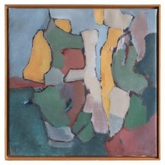 Abstract painting ‘Herfst ‘05’ by Gerben Van der Meer, Holland, 2005