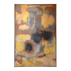 Abstract Painting in Giltwood Frame by David Bell