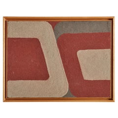 Abstract Painting in the Style of Bice Lazzari, Italy 1970s