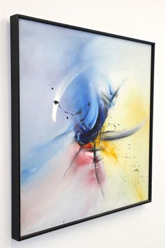 Abstract Painting "Mechansim Of Depth", Acrylic On Canvas by MS, Austria 2008